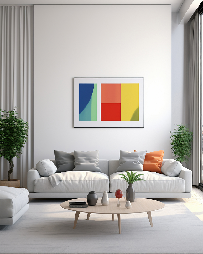 Modern And Stylish Living Room – after